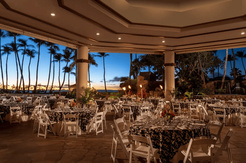 Wailele Polynesian Luau Setting